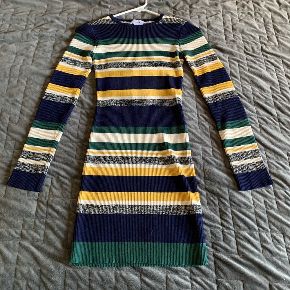 Striped Sweater Dress